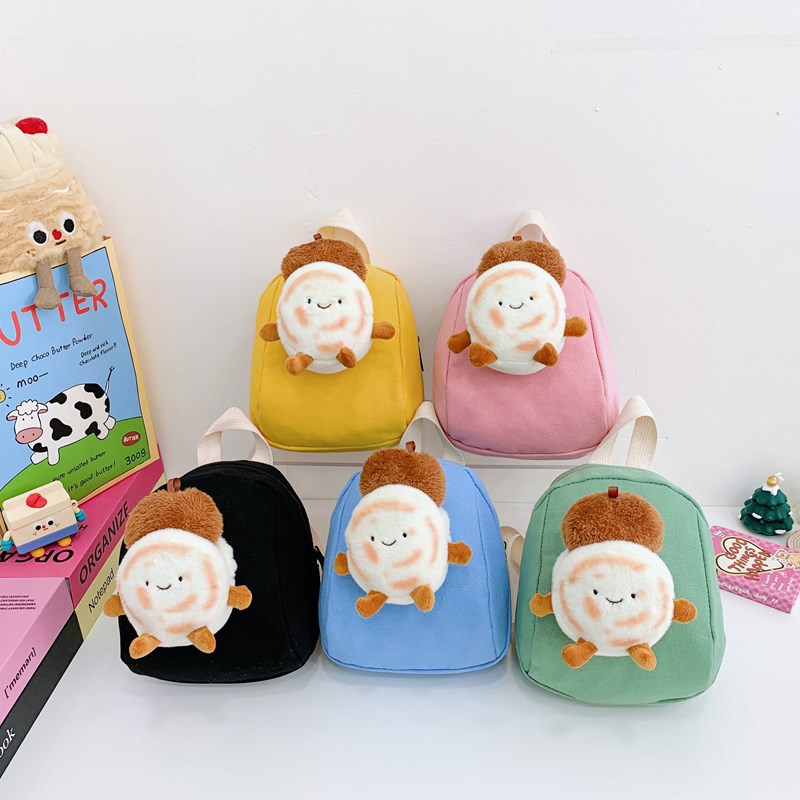 Jardín de infantes bebé mochila de peluche encantadora mochila para niños y niñas nueva mochila mini para niños