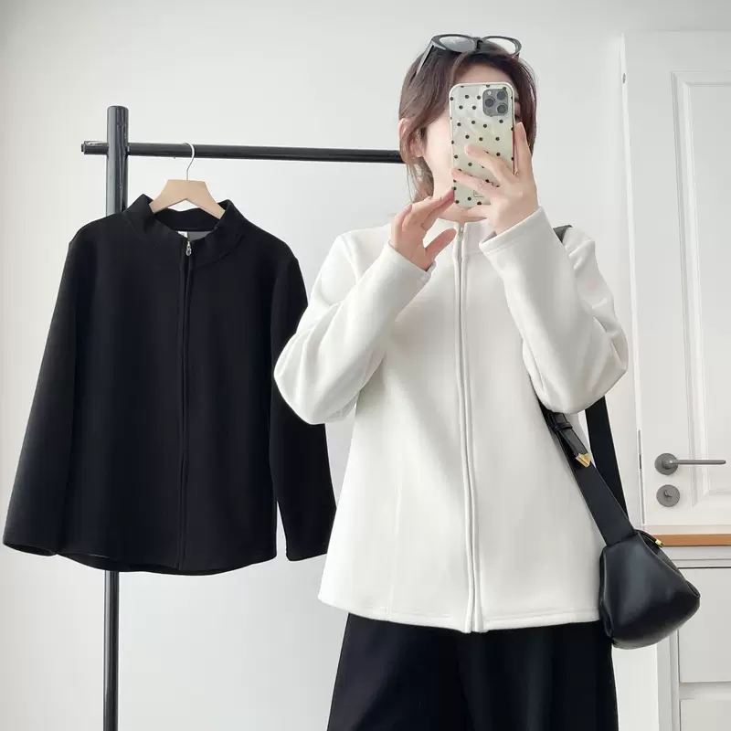 Jacket for leisure, cardigan, autumn, plus size