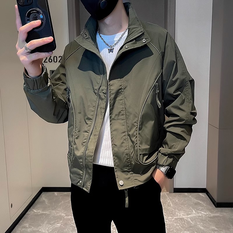 Chaquetas personalizadas ropa de trabajo impresa logotipo hombre y mujer uniformes escolares trabajo de bordado hecho vestido de manga larga