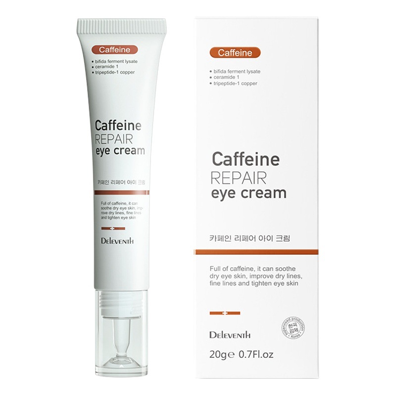 Korean Coffee Factor Eye Cream to Reduce Dark Circles, Peptide Repair, Firming, Anti-Wrinkle, and Fine Line Reduction, Genuine Product