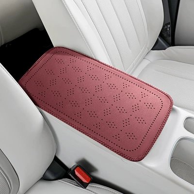 Armrest box pad, box pad with four-leaf clover
