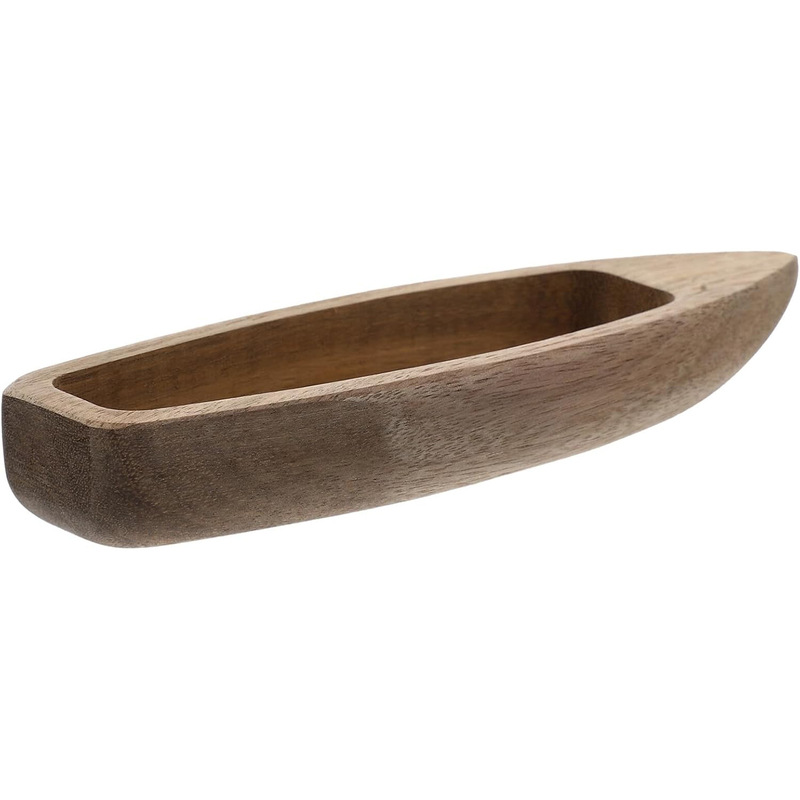 Wooden Boat Craft Model Desktop Decoration Ship Model Boat Decoration Nautical Decoration DIY Painting Log Color