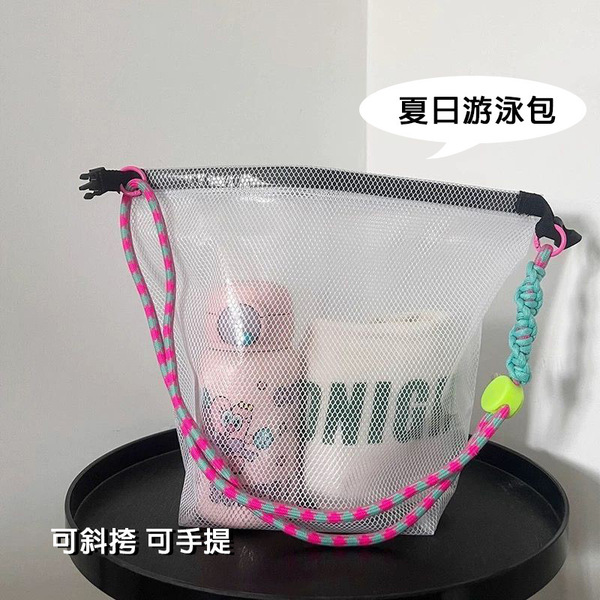 Waterproof capacious beach handheld cosmetic bag for swimming wet…