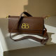 2025 New Rivet Women's Bag Letter Magnetic Buckle Fashion All-match Triangle Crossbody Handbag Shoulder Bag