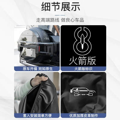 Spare wheel cover – Protection Cover Exterior Modification Accessories
