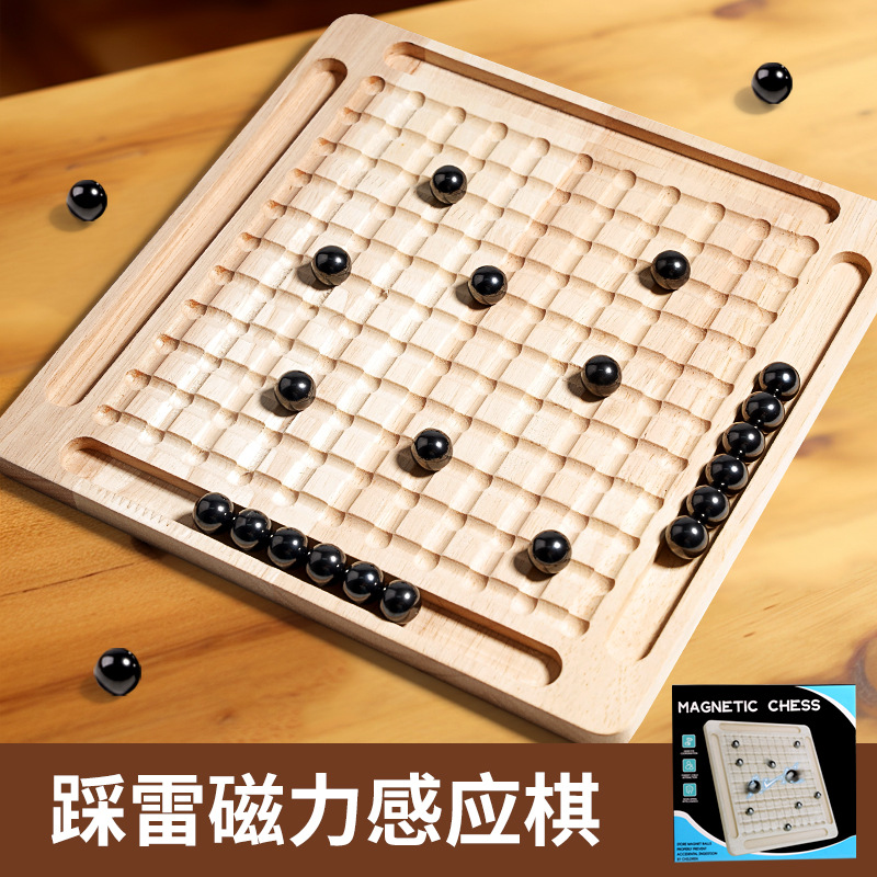 Cpc pisando el trueno, la fuerza magnética del ajedrez de guerra, la inducción del campo magnético, el efecto de juguete divertido para niños, el ajedrez, el escritorio interactivo entre padres e hijos