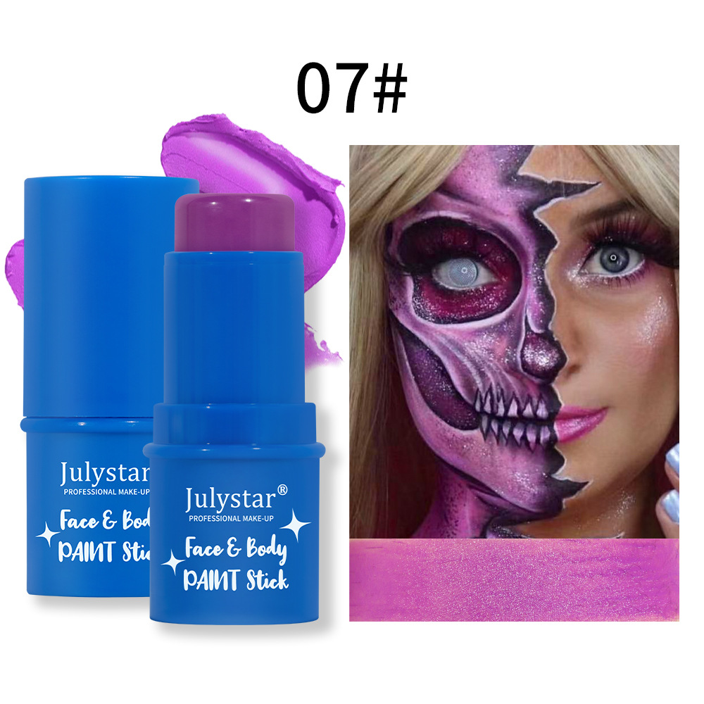 Halloween body cream, makeup, water-soluble fluorescent facial stage painting stick_viptrois.com