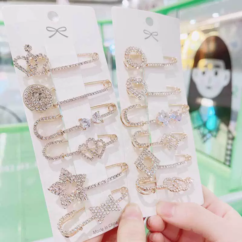 High-end brooch, protective underware, demi-season pin, accessory lapel pin, wholesale, Korean style