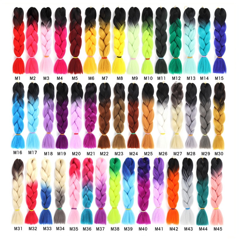 Trenzas Africanas de Cabello Sintético de Fibra de Alta Temperatura