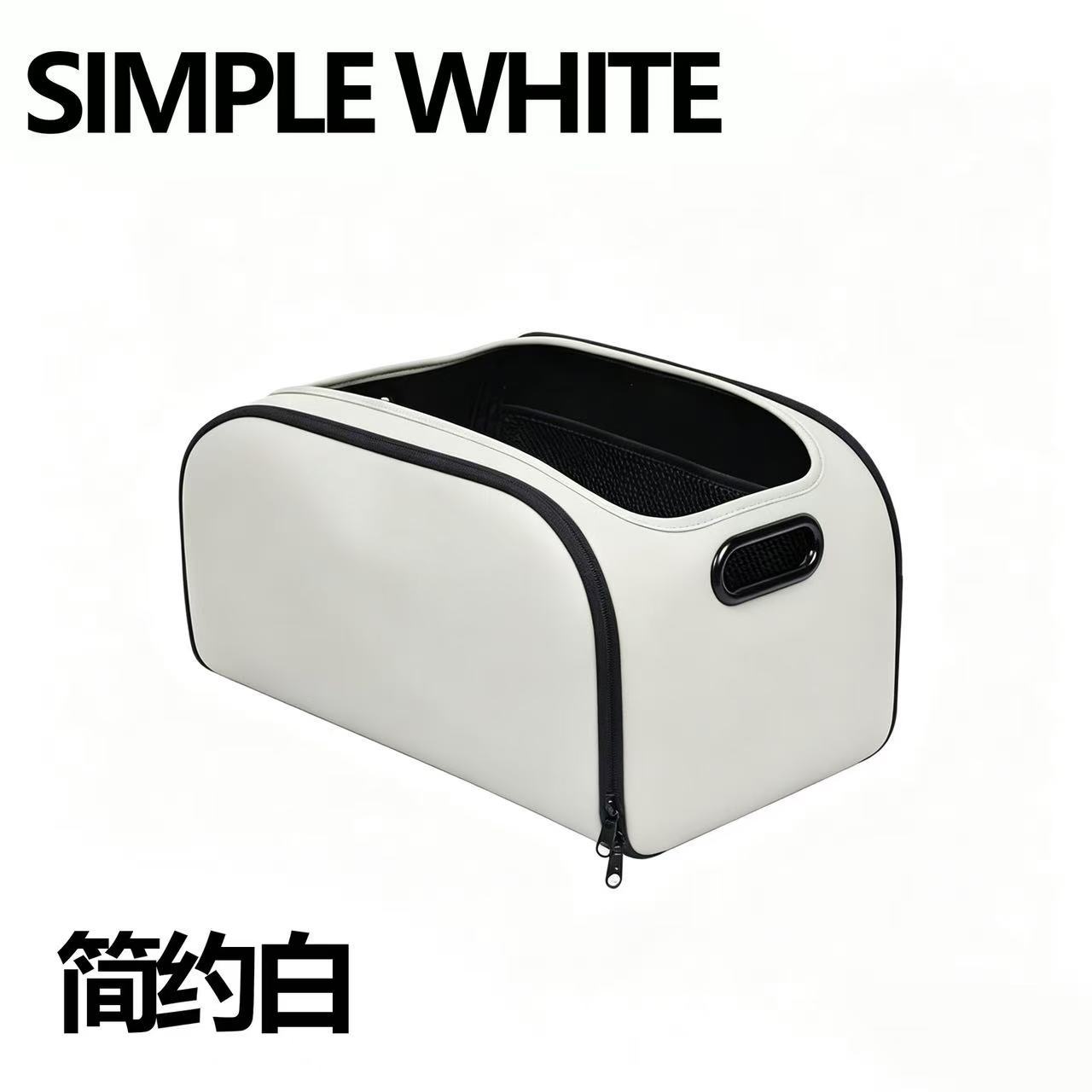 Multifunctional car storage box, large-capacity compartmentalized storage box, trunk organizer, and car passenger seat storage box