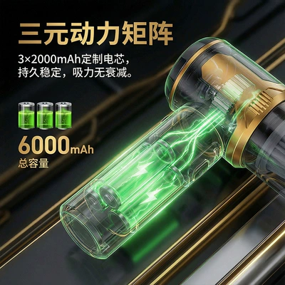 Brushless Car Vacuum Cleaner, Blowing: Tozsoranlar