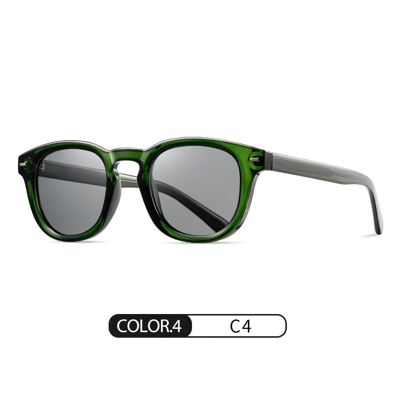 Nuevas gafas de sol polarizadas S31130 gafas de sol de hoja de protección solar al aire libre de moda gafas de sol de montura redonda de venta caliente transfronteriza