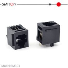sm303 �͸��� RJ9���� 90�� 95001-4P4C  �绰�ӿ��źŽӿں�ɫ