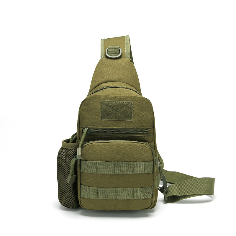 Bolsa de pecho militar, bolsa de pecho táctica, bolsa de pecho de hervidor de agua, bolsa de pecho de camuflaje deportivo multifuncional de ciclismo oblicuo