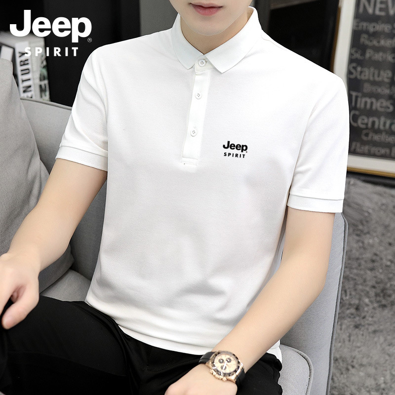 New Men's Short-Sleeved Polo Shirt, Fashionable and Comfortable, Large Size Men's Business Casual T-Shirt