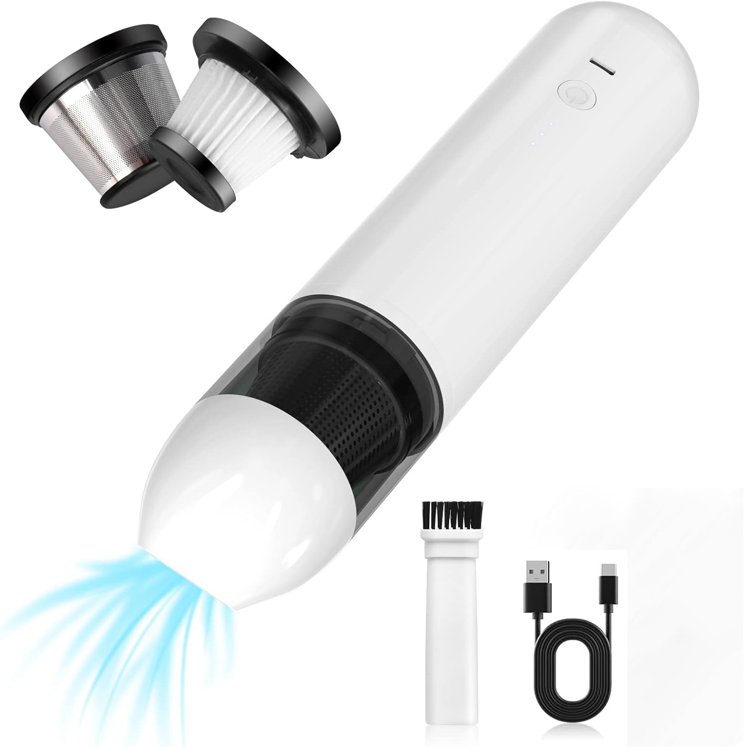 Cross-border new car vacuum cleaner car Wireless dust blower Mini small car portable handheld vacuum cleaner