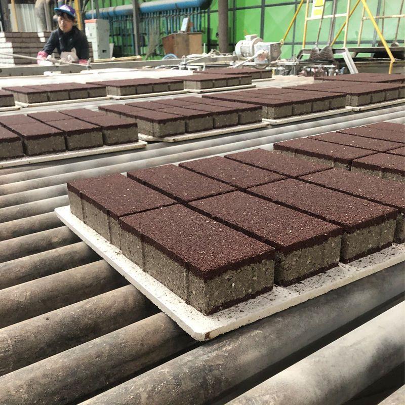陶瓷透水砖海绵城市人行道广场铺装高透水率抗冻耐磨本地厂家直发