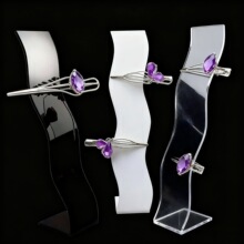 发夹亚克力展示架网红首饰陈列ins 展示道具饰品架发带头绳收纳架