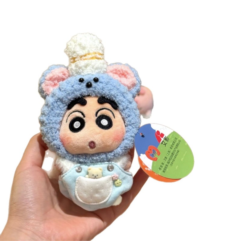 本物のクレヨンしんちゃんバッグペンダントかわいいぬいぐるみ漫画人形キーホルダースクールバッグペンダント学生ギフト|undefined