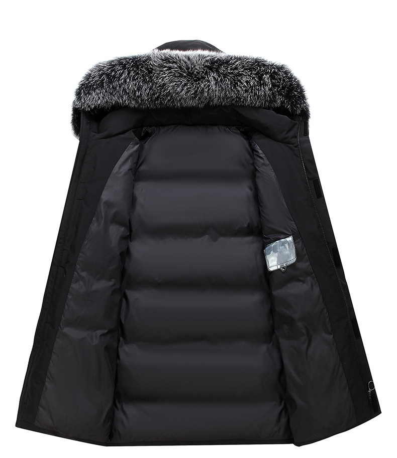 Men's Clothing winter Coat jacket men's trendy brand jacket thickened and warm trendy brand fashionable warm and comfortable Coat jacket_voghion.com