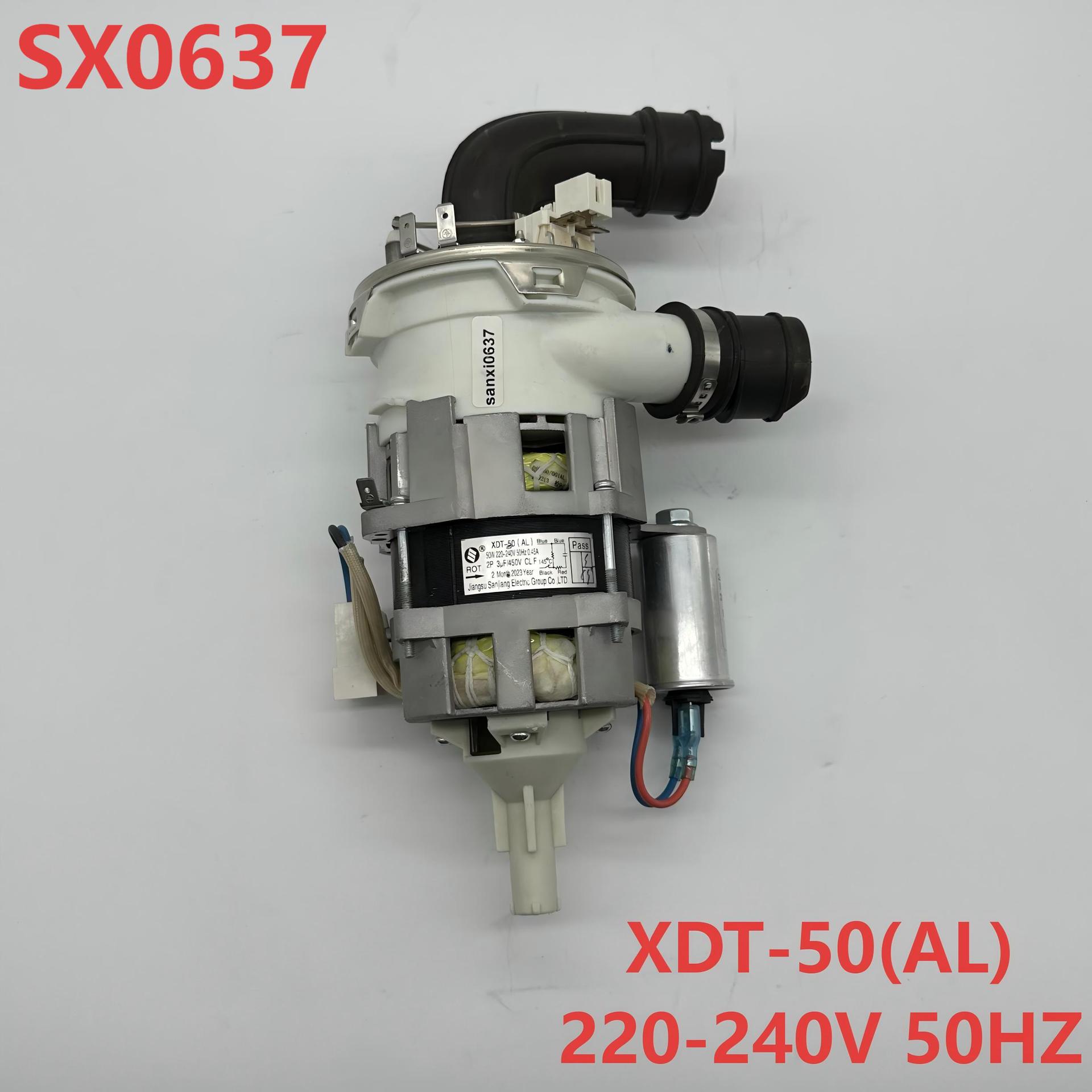 Welling 식기 세척기 모터 SX0637 XDT-50(AL) 220-240V 50HZ 0.45A 50W
