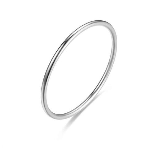 Cross-border 1mm ultra-fine titanium steel ring for women, simple and elegant versatile couple's ring Amazon jewelry wholesale