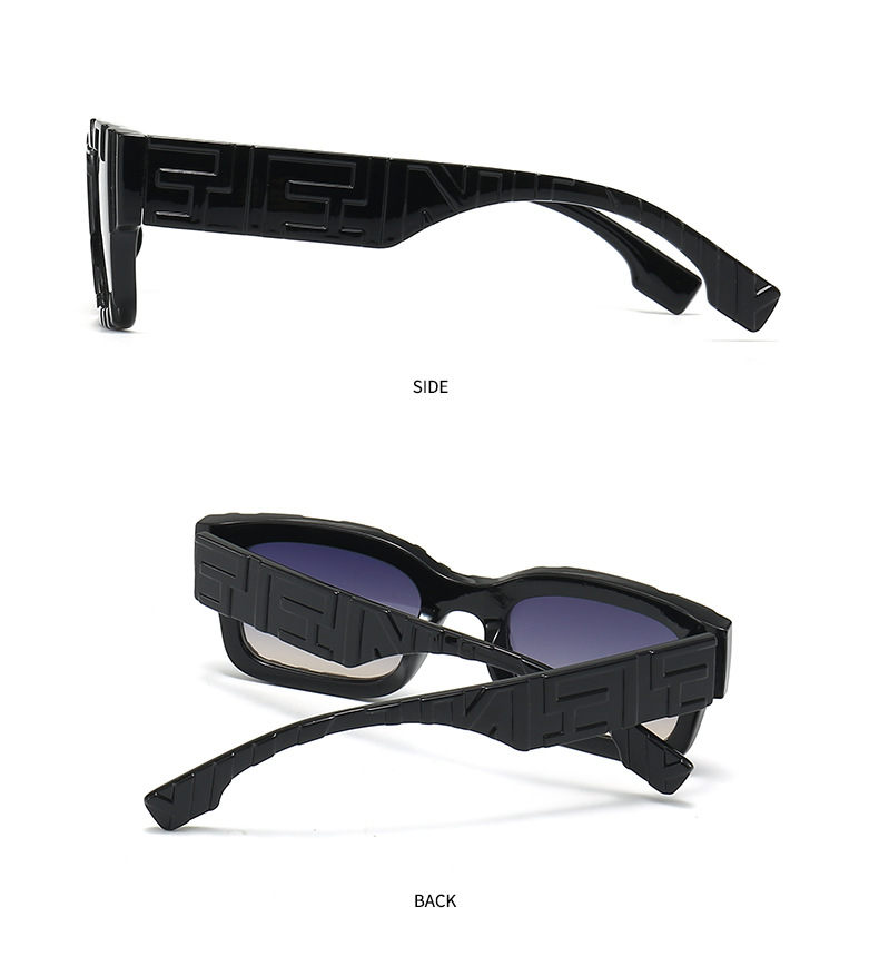 European and American sunglasses ins fashion square sunglasses men's large frame sunglasses women's sunglasses 103_voghion.com