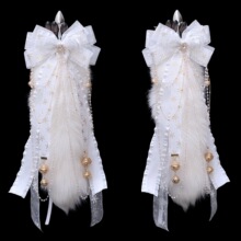 �����հ�ѩ��40CM��ɫ������ëβ�͸���SM��Ȥ����������K����