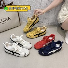 Qiyor复古德训鞋女2025新款秋季百搭学生轻便软底舒适休闲阿甘鞋