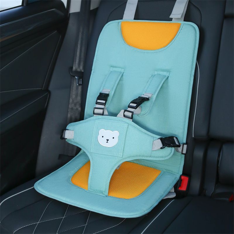 汽车儿童安全座椅简易便携式宝宝婴儿车载用0-3-12岁辅助坐垫通用