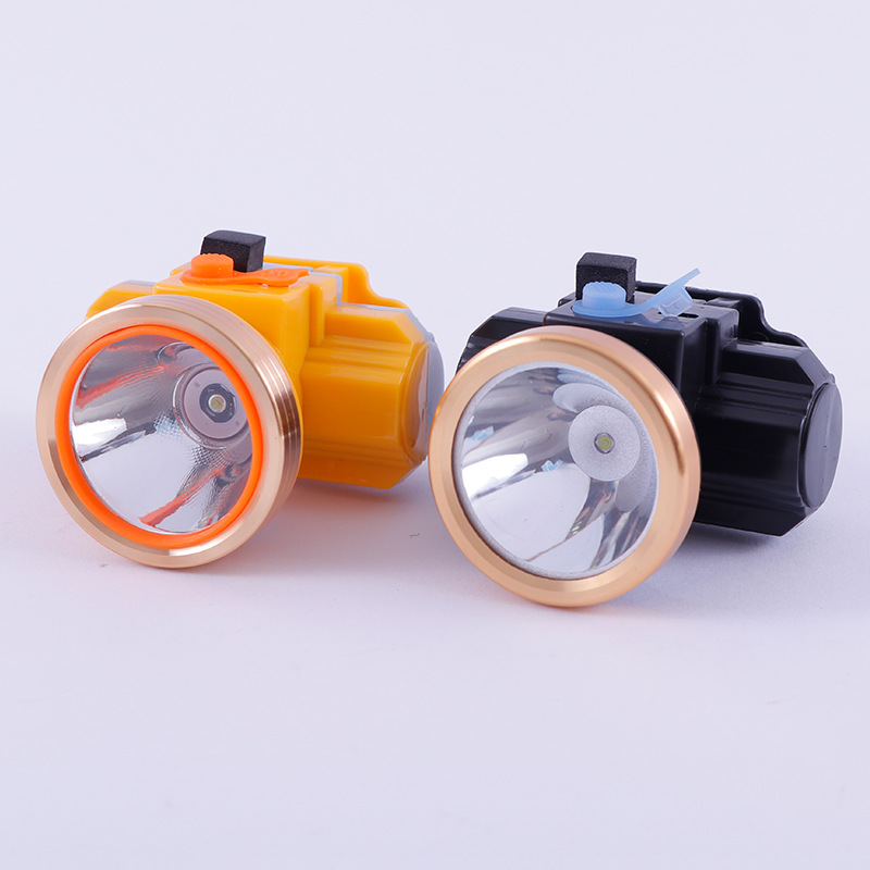 Head-mounted outdoor fishing headlamp LED rechargeable lithium battery headlamp high-intensity long-range lighting running patrol headlamp