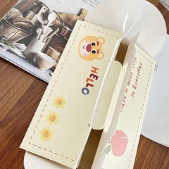 Korean-style macaron packaging box 6-packs box caramel candy box Madeleines Fenain cookies box