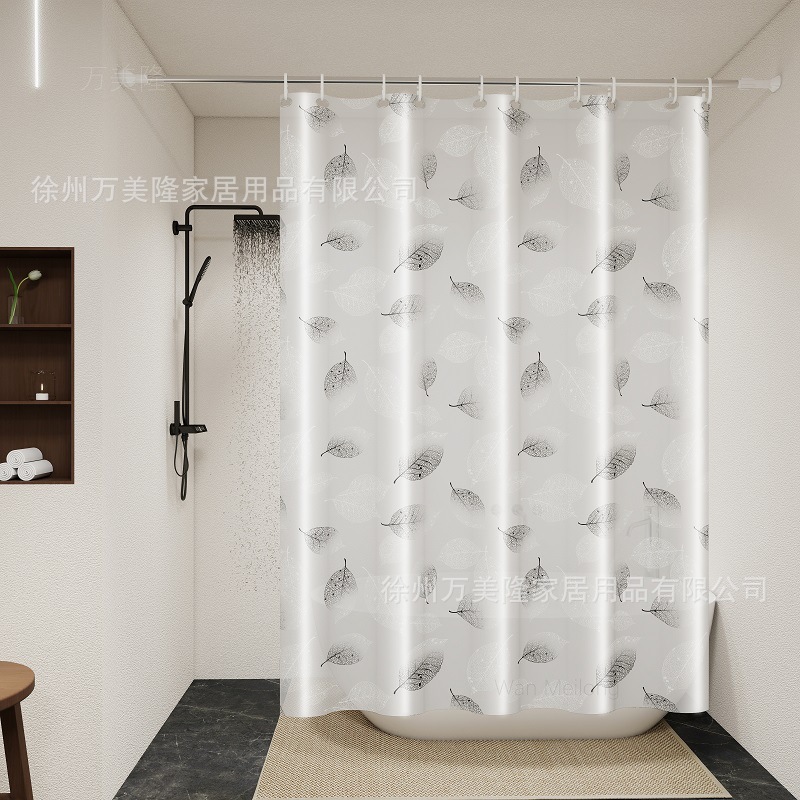 バスカーテン現物カラー3d PEVA防水防かび厚手浴室トイレ入浴遮断カーテンクロスボーダー|undefined
