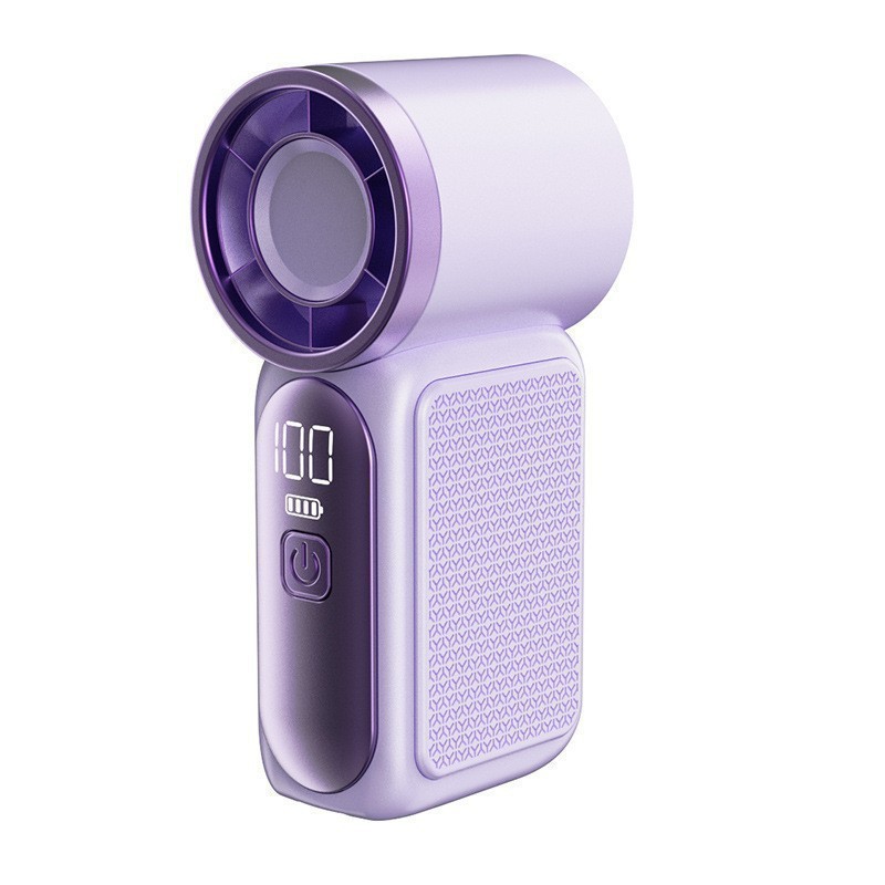 Verano X688 ventilador mini portátil de alta velocidad USB de carga de larga duración turbina pequeño ventilador portátil al aire libre image 7