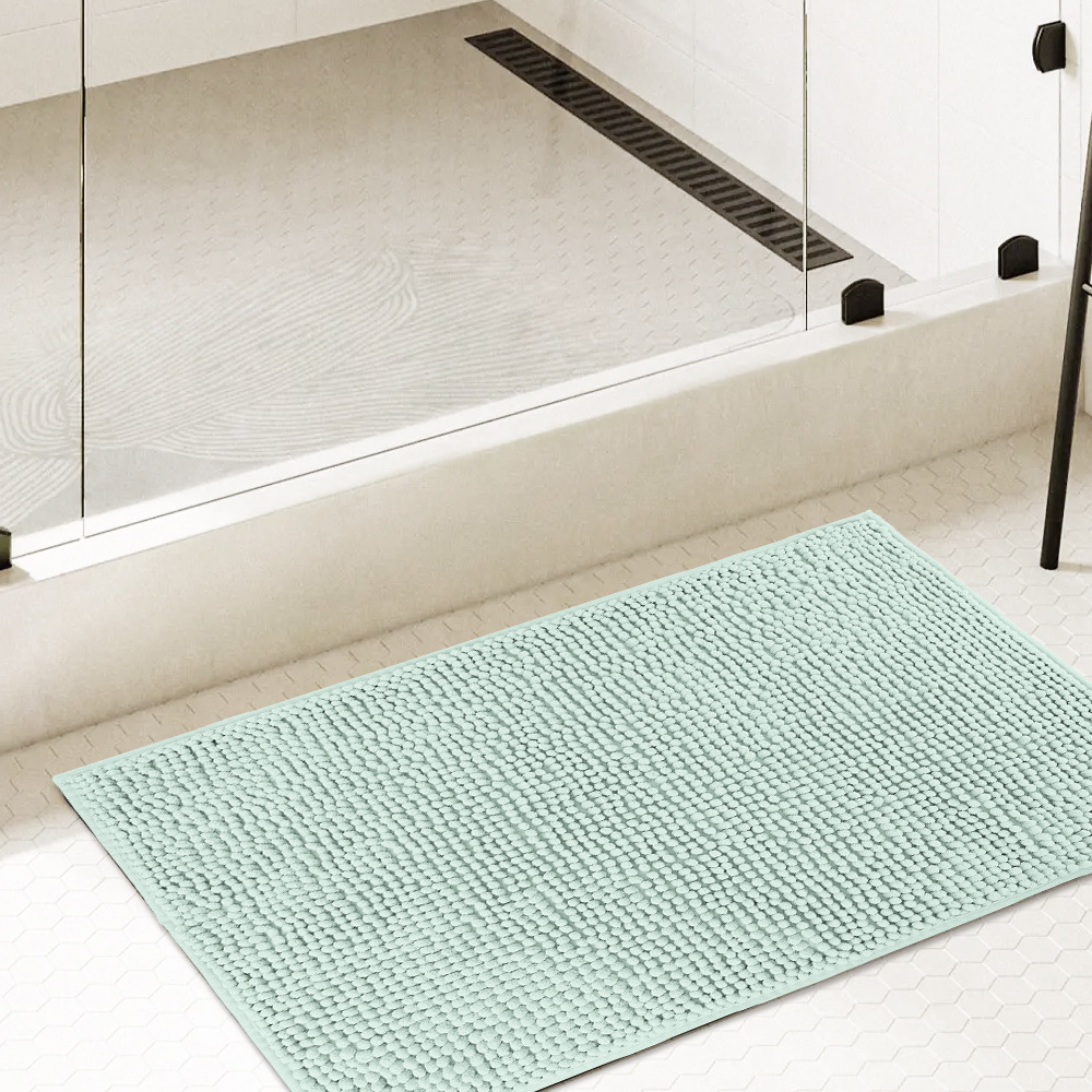 45*70 chenille piso Mat hogar Baño absorbente Mat puerta Mat transfronteriza Venta caliente Hotel Puerta Mat puerta pie