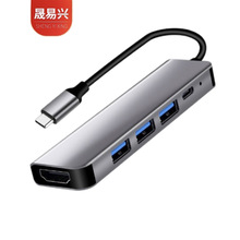 type-c�Dhdmi+3USB���һ�D�Q��usb c to usb3.0 PD�����չ�]