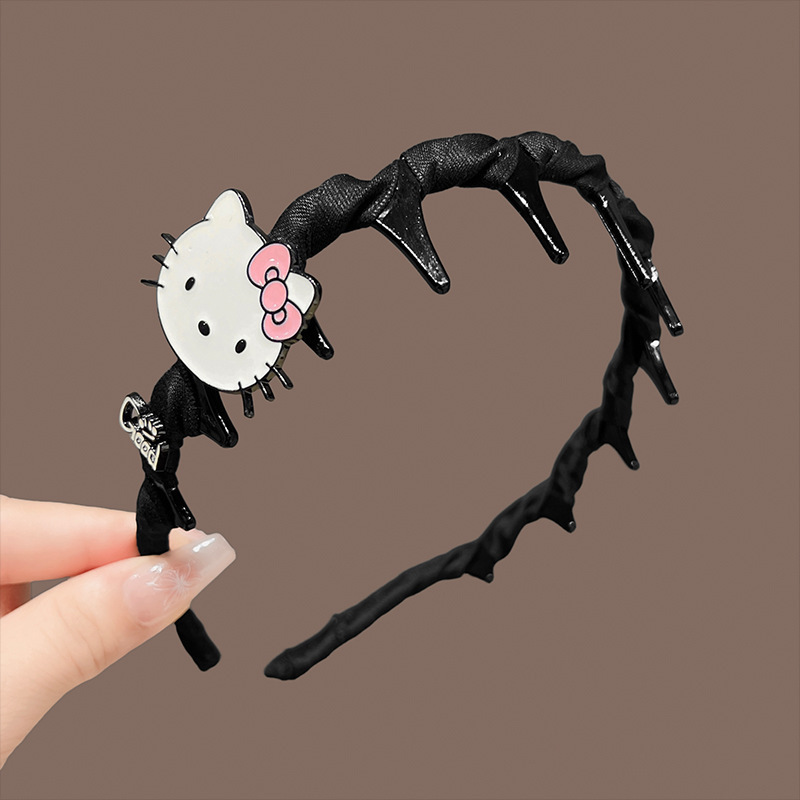 新しいレトロなラインストーンツイストヘッドバンド、ハイエンドでエレガントなヘッドバンド、ヘアピン、女性用インターネットセレブスタイルのつば広ヘアプレス洗顔フープ|undefined