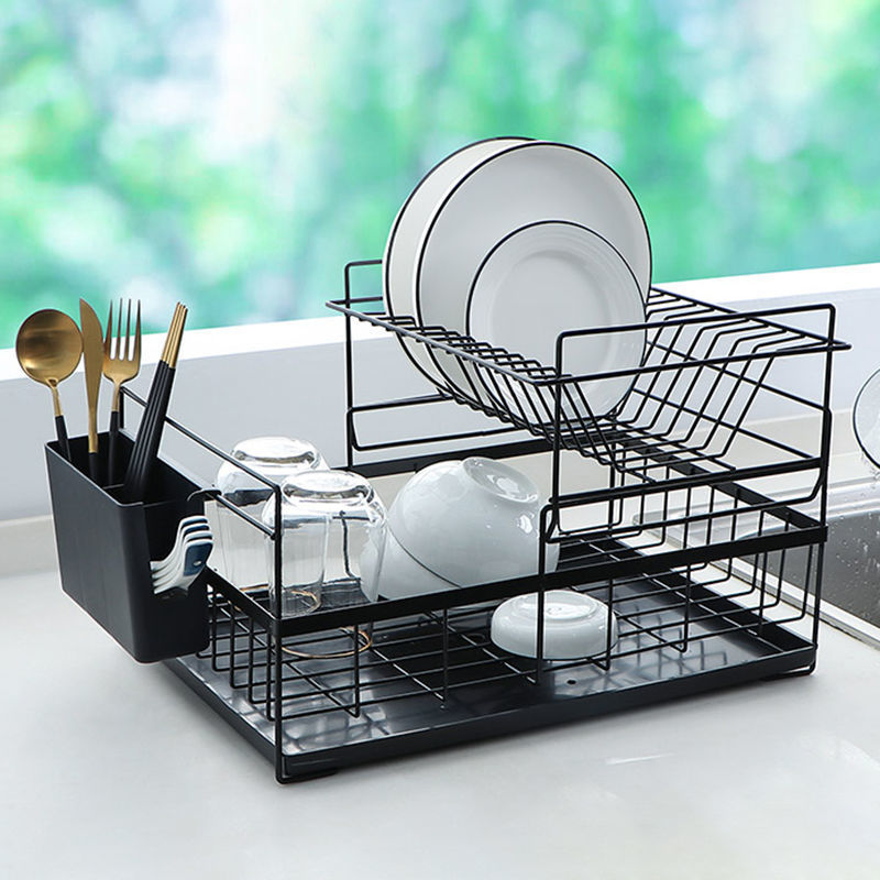 Estante de almacenamiento de platos, fregadero de drenaje de agua, estante de almacenamiento de platos, estante de cocina, mostrador de platos, palillos, armario de platos, cocina