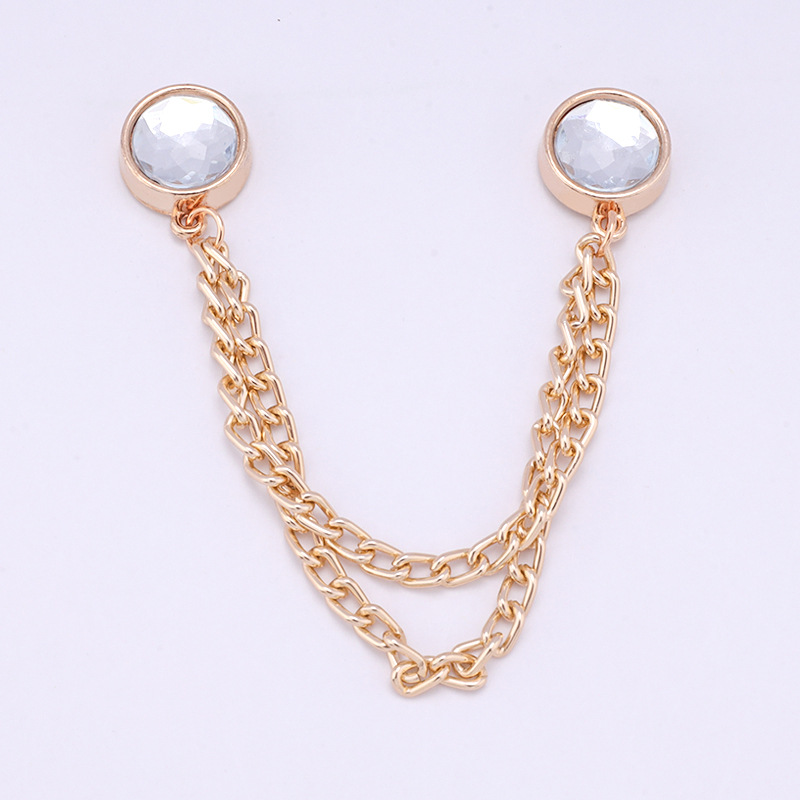 チェーンの磁気はズボンの足を引きずることを防ぎます。金属の磁気は袖口を固定します。