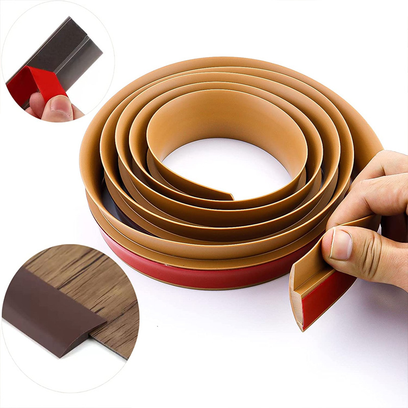 地板革压条地胶过门槛条自粘收边条门口条接缝塑胶压边条分隔装饰