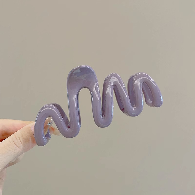 Pinza de agarre simple y versátil de temperamento, clip de tiburón grande, horquilla, pinza para el cabello de alta calidad para mujer, clip para el cabello en la parte posterior de la cabeza, accesorios para el cabello al por mayor