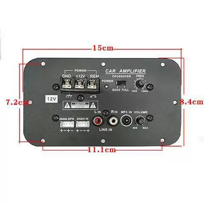 Pure 12V24V Car Subwoofer: Car speaker/subwoofer