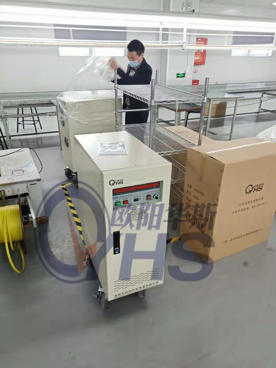 ŷ����˹��̨10KW��Ƶ��Դ��������ʯ�ҿͻ��ֳ�������LED��Ʒ