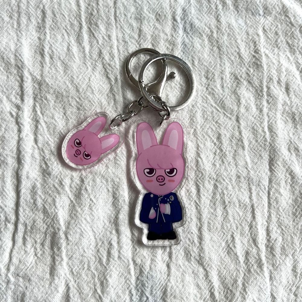 Cartoon acrylic keychain