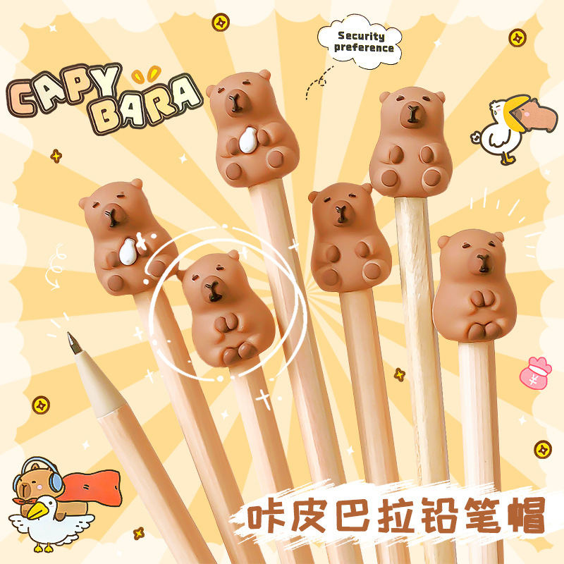 Pioneer 5607 Kapi Bala Pencil Extender Student Pencil Protective Cover High-value Cute Cartoon Ornaments