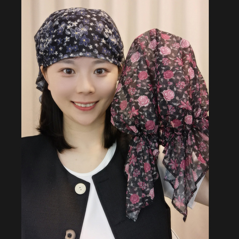 女性用の花柄メッシュつば帽子の拡大版、ロングリボン帽子、スタイリッシュな夏の通気性のあるライブブロードキャストホットスタイル外国貿易クロスボーダー|undefined