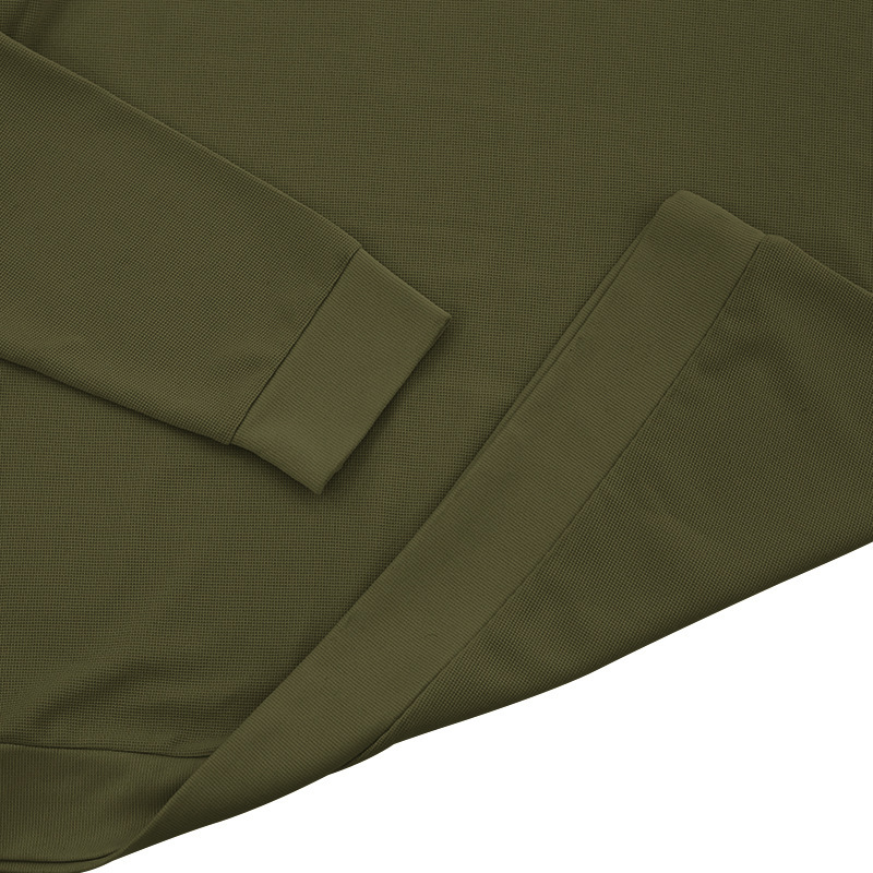 Podzimní a zimní americké pánské tričko s dlouhým rukávem, tenký střih, vaflový styl, slim fit, klopový pletený svetr pro muže_voghion.com