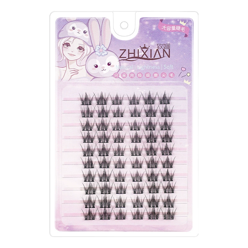 Dense False Eyelashes for Extension, Multi-Style Individual Cluster Flare Kit, Reusable