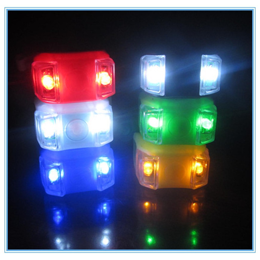 Luz de rana para bicicleta de montaña, decoración de bicicleta, luz intermitente para manillar, luz de silicona 2032, luz de rana modelo 009