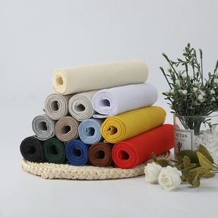 Cotton Stretch Ribbed Fabric Sweatshirt Ribbed Clothing Cuffs Collar Pure Cotton Hem Knitted Ribbed Fabric